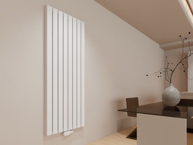 Wonder 1800x584 mm Vertikal Doppellagig Flach  Weiß Paneelheizkörper