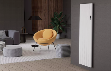 Alure Aluminium Doppellagig Vertikal & Horizontal Flach Wifi Wand Elektroheizung mit Thermostat Effizient WLAN-fähig Konvektor Anthrazit oder Weiß