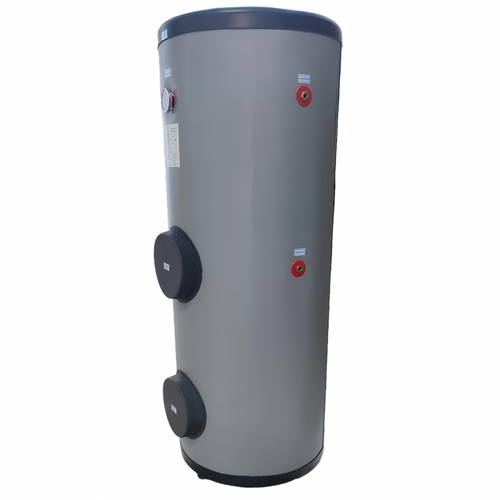 Trinkwasserspeicher Warmwasserspeicher Solarspeicher Brauchwasserspeicher 2 Wärmetauscher 300L - Görsel 4