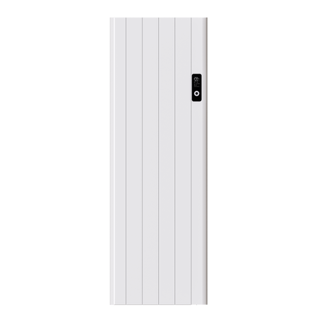 Alure Aluminium Doppellagig Vertikal & Horizontal Flach Wifi Wand Elektroheizung mit Thermostat Effizient WLAN-fähig Konvektor Anthrazit oder Weiß